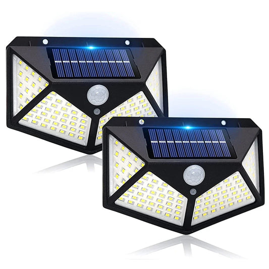 Luminária Solar de Parede com Sensor PIR