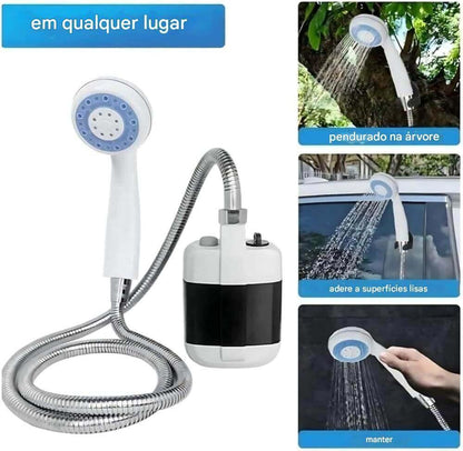 Chuveiro Eléctrico Portátil com bomba elétrica 60W