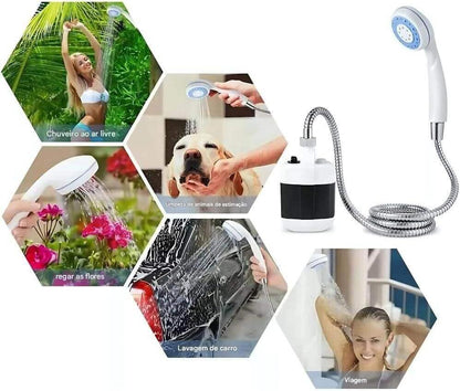 Chuveiro Eléctrico Portátil com bomba elétrica 60W