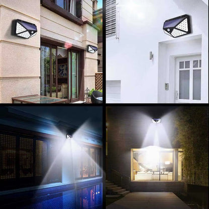 Luminária Solar de Parede com Sensor PIR