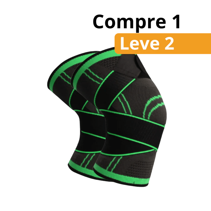 Joelheira Ortopédica de Compressão - KNEE SUPPORT - COMPRE 1 LEVE 2
