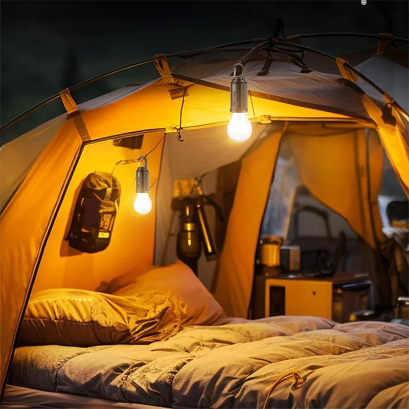 Lâmpada solar de acampamento Portátil