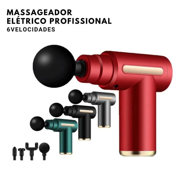 Pistola Eléctrica Massageadora